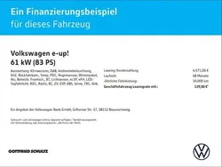 Weiß Gebraucht 2021 VW e-up! move up! Kleinwagen | 14.880 € (Fairer Preis)