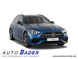 Blau Gebraucht 2024 Mercedes C220 AMG Line Premium Plus Kombi | 54.900 €