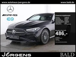 Schwarz obsidianschwarz metall Gebraucht 2024 Mercedes CLE200 AMG Coupé | 51.660 € (Fairer Preis)