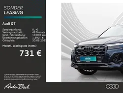 Blau (waitomoblau metallic) Neu 2024 Audi Q7 S-Line SUV | 94.840 € (Teuer)