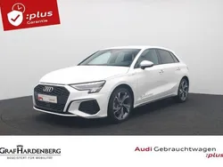 Ibisweiß Gebraucht 2023 Audi A3 Sportback e-tron S-Line Limousine | 33.380 € (Etwas zu teuer)