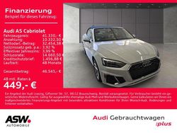 Ibisweiß Gebraucht 2022 Audi A5 S-Line Cabrio | 41.330 € (Teuer)