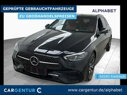 Schwarz Gebraucht 2023 Mercedes C220 AMG line Kombi | 28.297 € (Fairer Preis)