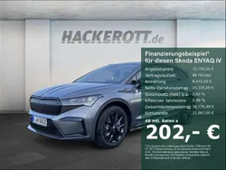 Grau Gebraucht 2022 Skoda Enyaq iV SportLine SUV | 33.780 € (Guter Preis)