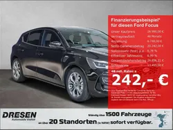 Schwarz Gebraucht 2024 Ford Focus ST-Line X Limousine | 22.990 € (Fairer Preis)
