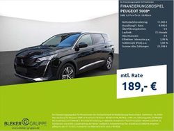 Perlaneraschwarz Gebraucht 2021 Peugeot 5008 Allure Van / Kleinbus | 20.280 € (Guter Preis)