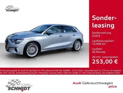 Silber Gebraucht 2024 Audi A3 Sportback Advanced Limousine | 25.975 € (Superpreis)