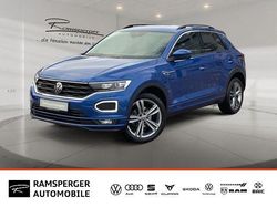 Blau (ravennablau metallic) Gebraucht 2021 VW T-Roc R-line SUV | 22.890 € (Guter Preis)