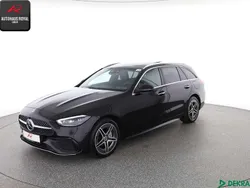 Obsidianschwarz Gebraucht 2022 Mercedes C300e AMG Kombi | 35.680 € (Fairer Preis)