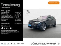 Deep black perleffekt Gebraucht 2021 VW Tiguan R-line SUV | 29.980 € (Guter Preis)