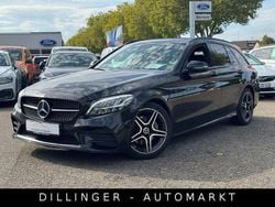 Schwarz Gebraucht 2018 Mercedes C220 AMG line Limousine | 22.510 € (Fairer Preis)