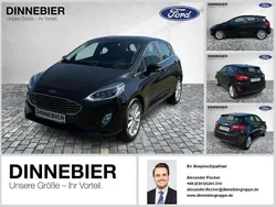 Schwarz (metallic) Gebraucht 2018 Ford Fiesta Titanium Kleinwagen | 13.249 € (Fairer Preis)