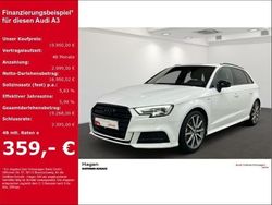 Weiß Gebraucht 2018 Audi A3 Sportback Black Edition Kleinwagen | 21.290 € (Etwas zu teuer)