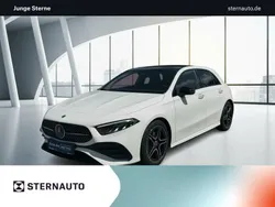 Weiß Gebraucht 2024 Mercedes A180 AMG line Limousine | 34.034 € (Etwas zu teuer)