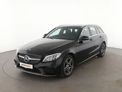 Schwarz Gebraucht 2019 Mercedes C220 AMG line Kombi | 28.760 € (Fairer Preis)