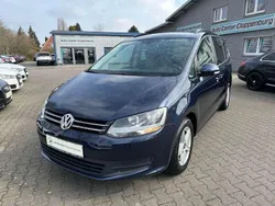 Night blue metallic Gebraucht 2011 VW Sharan Trendline Van / Kleinbus | 9.900 € (Fairer Preis)