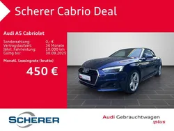 Navarrablau metallic verdeck s Gebraucht 2024 Audi A5 Cabriolet Sport Cabrio | 43.890 € (Etwas zu teuer)
