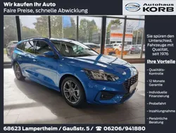 Blau Gebraucht 2021 Ford Focus ST-Line Kombi | 25.900 € (Teuer)