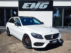 Weiß Gebraucht 2016 Mercedes C400 AMG line Kombi | 26.995 € (Fairer Preis)