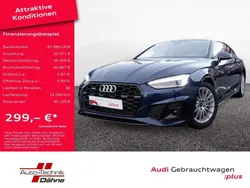 Blau Gebraucht 2023 Audi A5 Sportback S-Line Kombi | 47.880 € (Etwas zu teuer)