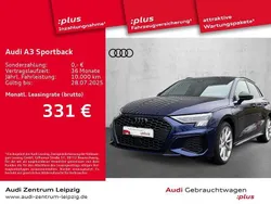 Navarrablau metallic Gebraucht 2024 Audi A3 Sportback e-tron S-Line Limousine | 37.890 € (Teuer)