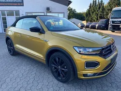 Gelb Gebraucht 2022 VW T-Roc Cabriolet R-line Cabrio | 28.900 € (Guter Preis)
