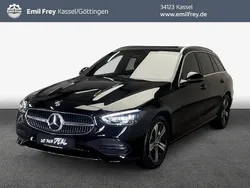 Obsidianschwarz metallic Gebraucht 2025 Mercedes C200 Advanced Kombi | 43.800 € (Fairer Preis)
