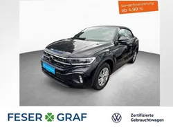 Deep black perleffekt Gebraucht 2024 VW T-Roc Cabriolet R-line Cabrio | 32.940 € (Superpreis)