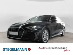 Mythosschwarz metallic Gebraucht 2022 Audi A3 S-Line Limousine | 30.490 € (Etwas zu teuer)