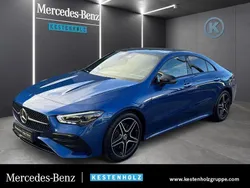 Blau Gebraucht 2024 Mercedes CLA200 AMG Limousine | 40.980 € (Teuer)