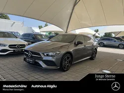 Lack mountaingrau (metallic) Gebraucht 2023 Mercedes CLA250e Shooting Brake AMG Kombi | 33.670 € (Fairer Preis)
