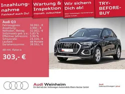 Mythosschwarz metallic Gebraucht 2024 Audi Q3 Advanced SUV | 36.992 € (Fairer Preis)