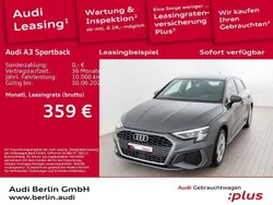 Grau Gebraucht 2024 Audi A3 Sportback S-Line Limousine | 33.990 € (Fairer Preis)