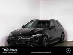 Schwarz Gebraucht 2024 Mercedes C180 AMG line Limousine | 42.990 € (Teuer)