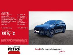 Schwarz Gebraucht 2024 Audi Q7 S-Line SUV | 87.890 €