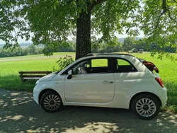 Weiß Gebraucht 2019 Fiat 500C Lounge Cabrio | 7.990 € (Guter Preis)