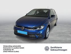 Reef blue (blau), metallic Gebraucht 2021 VW Polo Style Limousine | 23.900 € (Teuer)