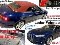 Blau Gebraucht 2019 Audi A5 Cabriolet S-Line Cabrio | 29.999 € (Superpreis)