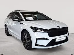 Moonweiß perleffekt Gebraucht 2022 Skoda Enyaq iV SportLine SUV | 35.990 € (Superpreis)