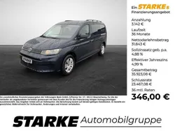 Blau (starlight blue metallic) Neu 2024 VW Caddy Maxi Basis Van / Kleinbus | 34.985 € (Guter Preis)