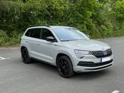 Grau Gebraucht 2019 Skoda Karoq SportLine SUV | 25.499 € (Etwas zu teuer)