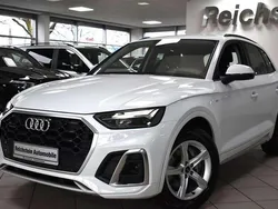 Gletscherweiß (metallic) Gebraucht 2022 Audi Q5 Ambiente SUV | 35.980 € (Guter Preis)