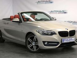 Moonlight silver metallic Gebraucht 2015 BMW 220 Sport Line Cabrio | 16.690 € (Fairer Preis)