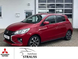Rot Gebraucht 2021 Mitsubishi Space Star Spirit+ Limousine | 12.334 € (Etwas zu teuer)