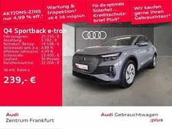Grau Gebraucht 2022 Audi Q4 Sportback e-tron Comfort SUV | 25.350 € (Guter Preis)