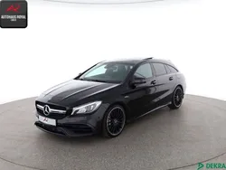 Schwarz (metallic) Gebraucht 2018 Mercedes CLA45 AMG Shooting Brake AMG Kombi | 29.880 € (Superpreis)