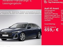 Firmamentblau metallic Gebraucht 2024 Audi A5 S-Line Kombi | 45.459 € (Guter Preis)