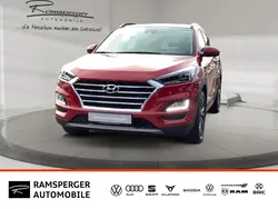 Rot (rot metallic) Gebraucht 2019 Hyundai Tucson Premium SUV | 25.390 € (Fairer Preis)