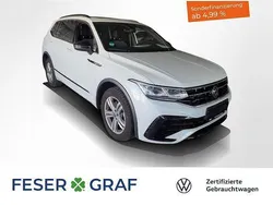 Oryxweiß perlmutteffekt Gebraucht 2024 VW Tiguan Allspace R-line SUV | 45.880 € (Fairer Preis)