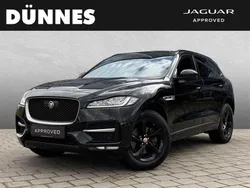 Schwarz (santorini black) Gebraucht 2019 Jaguar F-Pace R-Sport SUV | 36.880 € (Fairer Preis)